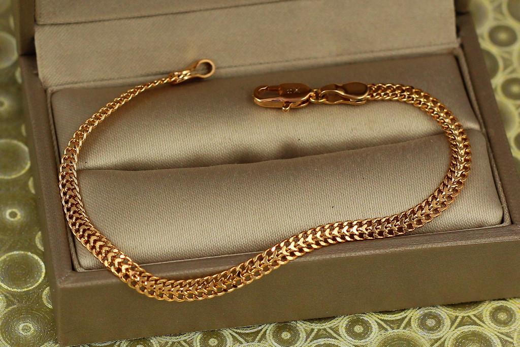 Браслет Xuping Jewelry Питон 17 см 3,5 мм Золотистый (2391206777)