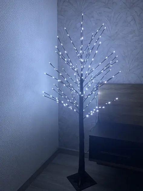 Дерево новорічне 1,5 м 120 LED Білий холодний (15120)