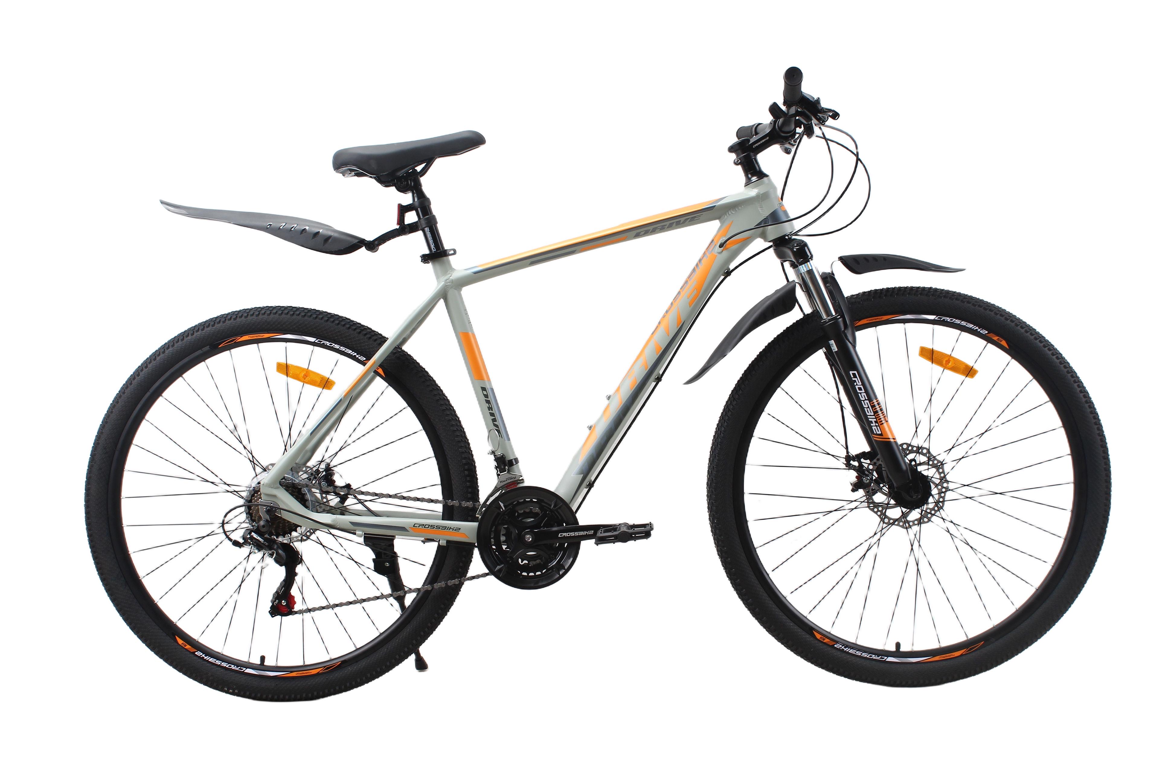 Велосипед Crossbike Drive 29" 21" Серо-Черный
