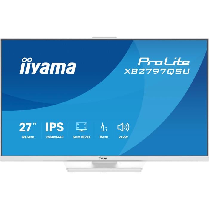 Монитор Iiyama ProLite XB2797QSU-W1 USB-C Matte White (35386505)