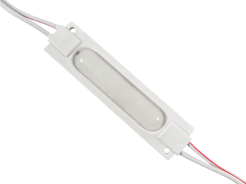 Модуль світлодіодний LEDUA 5730-6smd 1,54W 12V IP65 лінза по 20 шт. пластина Білий (6911)