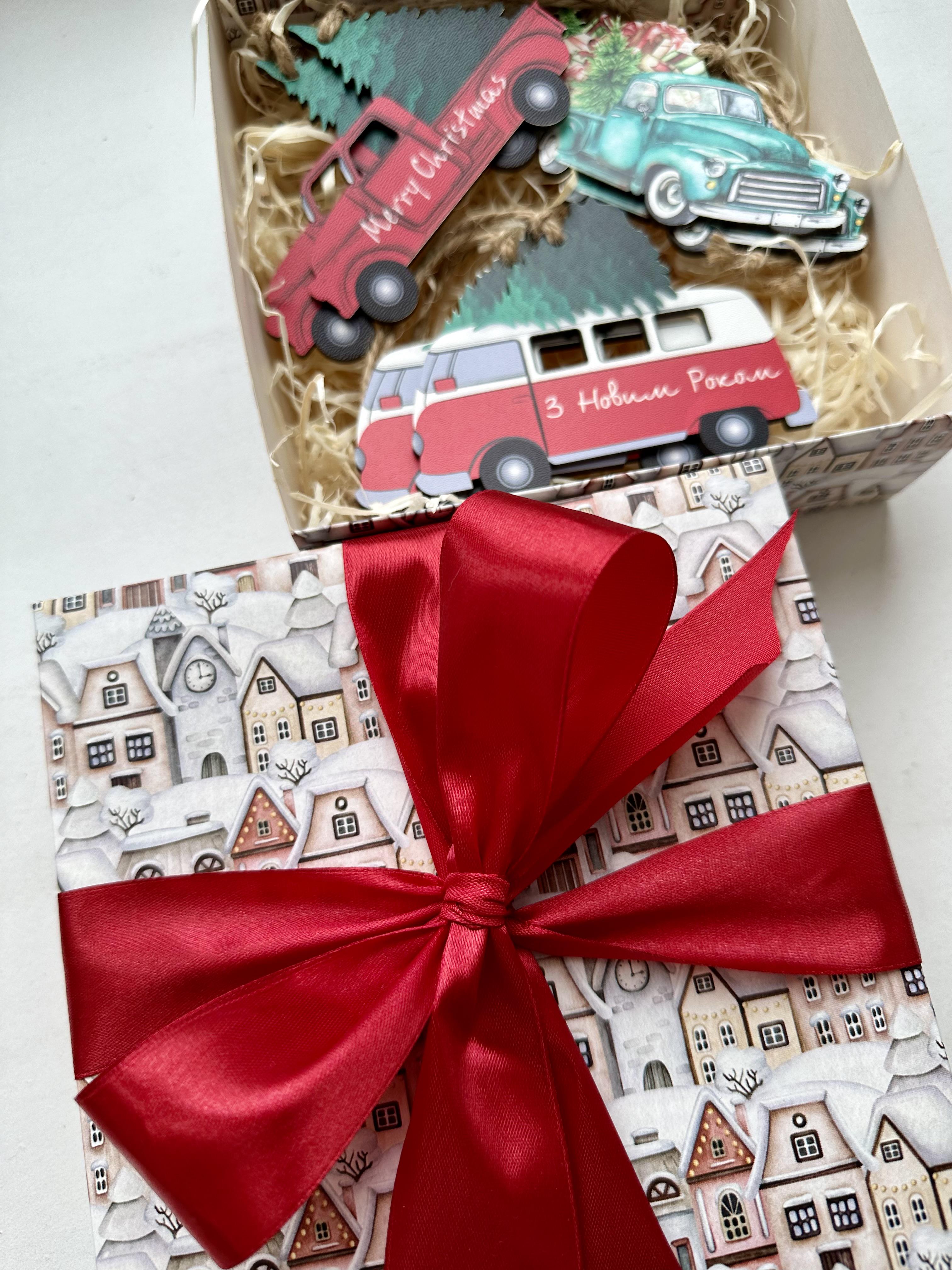 Набір з іграшками дерев'яними новорічними 6 шт. (13532147) - фото 5 Набір з іграшками дерев'яними новорічними 6 шт. (13532147) - фото 5