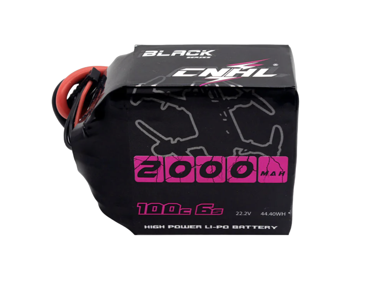 Аккумулятор для FPV 6S Li-po CNHL LiPo 2000 mAh 100C Black