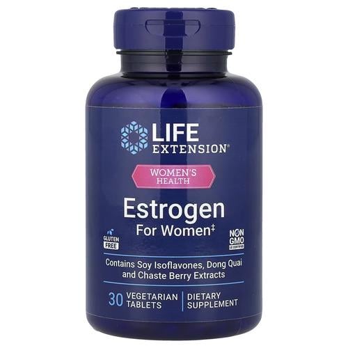 Менопауза Life Extension Estrogen for Women 30 Vegetarian tablets (LEX-18943)