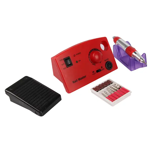Фрезер для педикюра и маникюра Nail Drill PRO ZS-602 35000 об/мин 65 Вт Красный (374140)