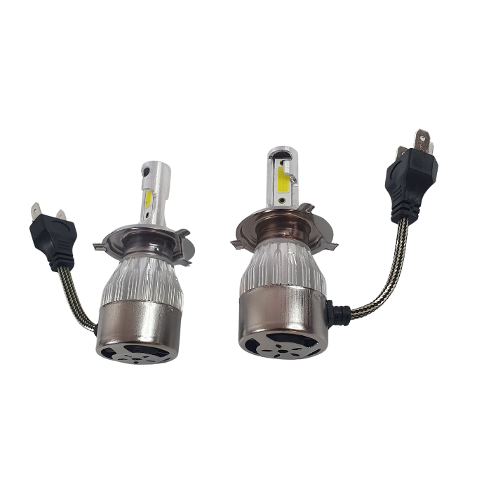 Автомобільна лампа LED DL-137 Headlight C6-H4 36 W 3800lm 6500K IP65 2 шт. (ALD-36-Silver.)