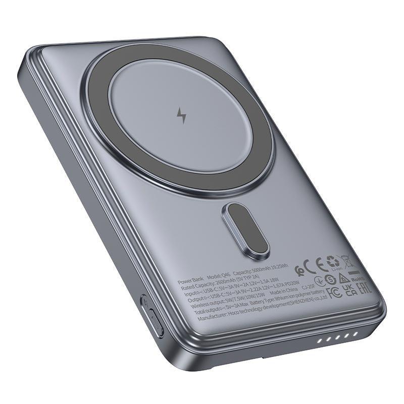 Повербанк Hoco Q46 5000 mAh зарядка/USB-C Grey (24411)