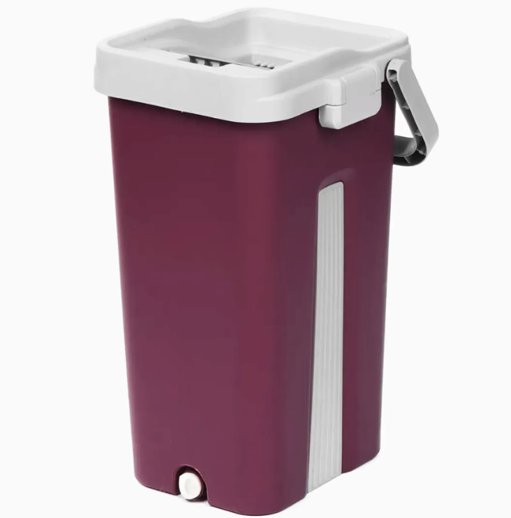 Швабра и ведро с автоматическим отжимом Scratch Anet 8 л Бордовый (65656) - фото 2 Швабра и ведро с автоматическим отжимом Scratch Anet 8 л Бордовый (65656) - фото 2