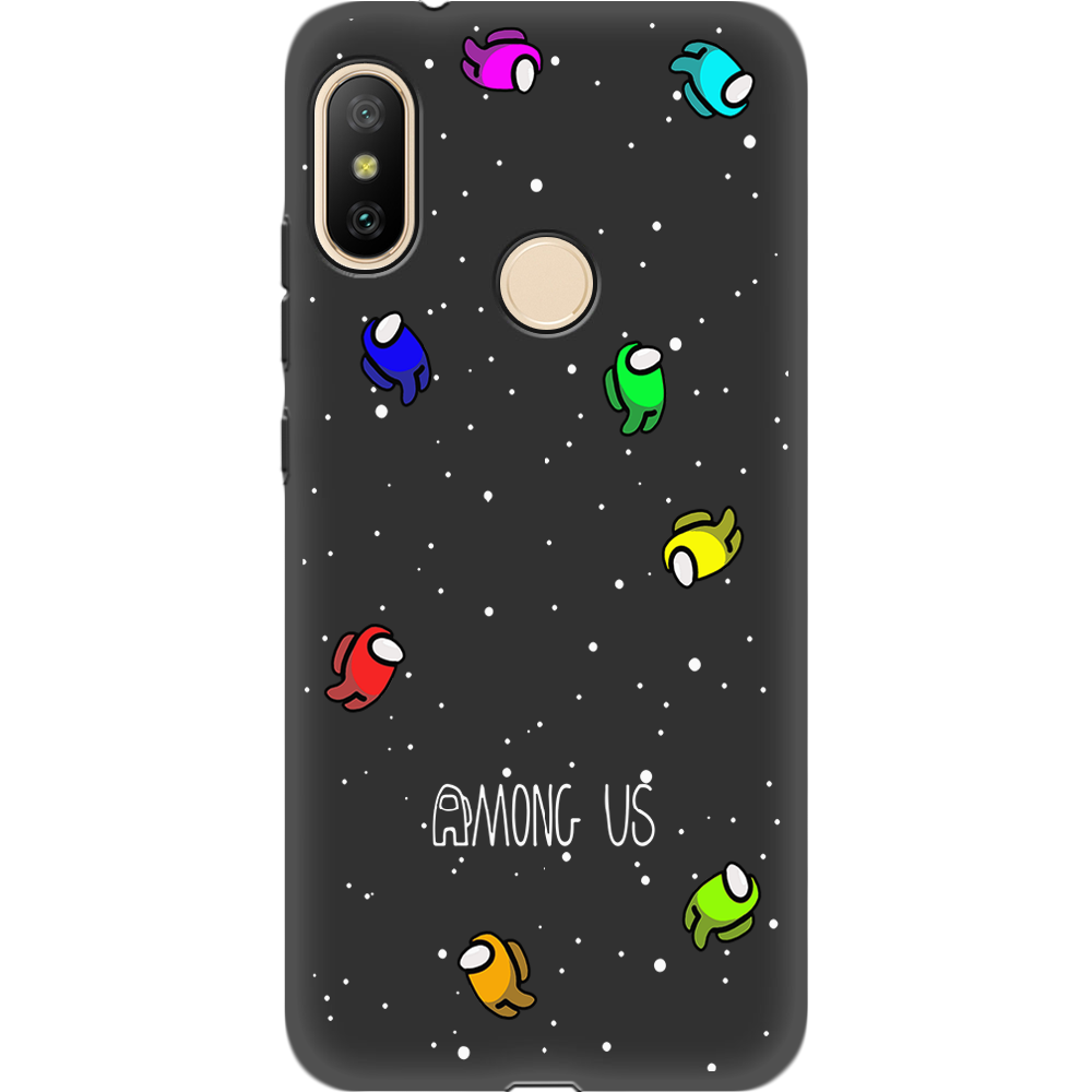 Чехол BoxFace Xiaomi Mi A2 Lite Among Us Invisible Черный силикон (34892-bk76-35127)
