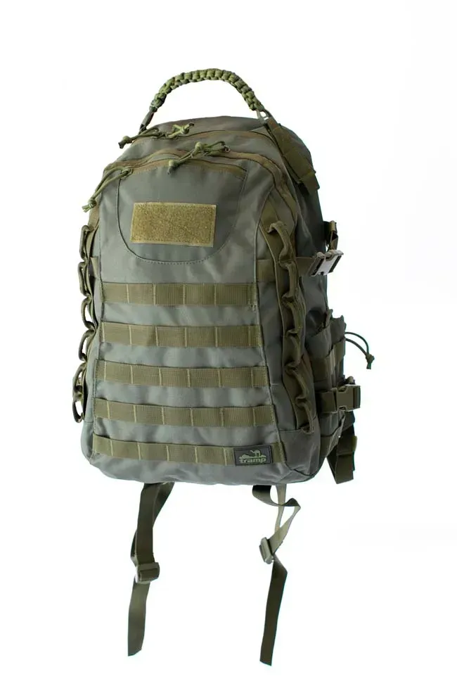 Рюкзак тактический Tramp Tactical 50 л 46х30х22 см Черный (UTRP-043-green)