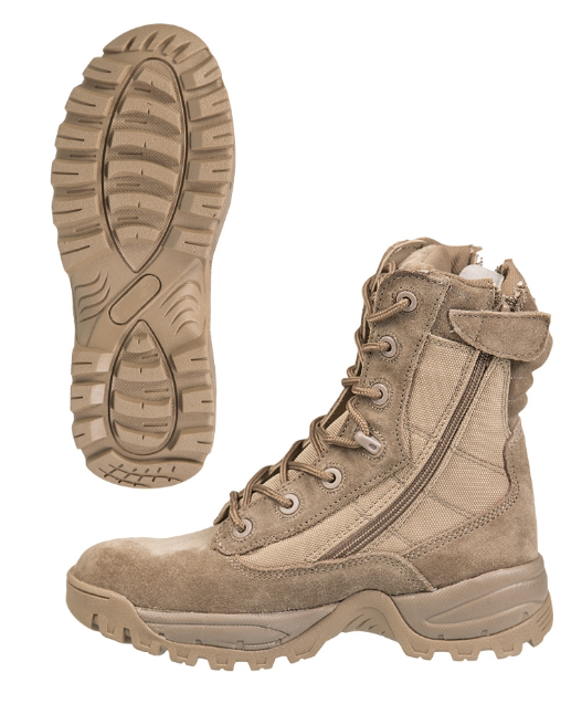 Ботинки Mil-Tec Tactical Boot Two-zip р. 44 Coyote (12822205-11-44) - фото 2