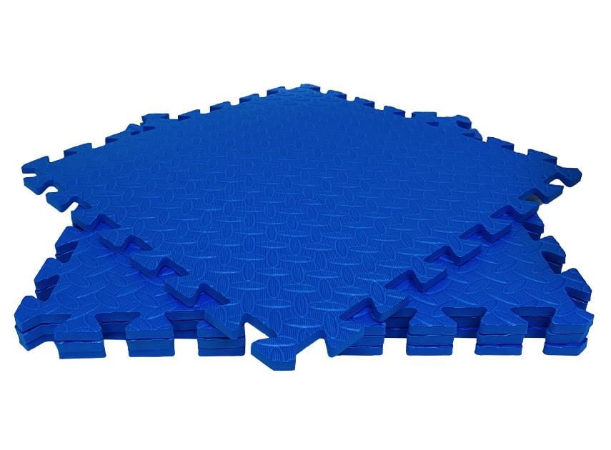 Підлога м'яка-пазл EVA 500х500х10 мм Синій (1994668494) - фото 7
