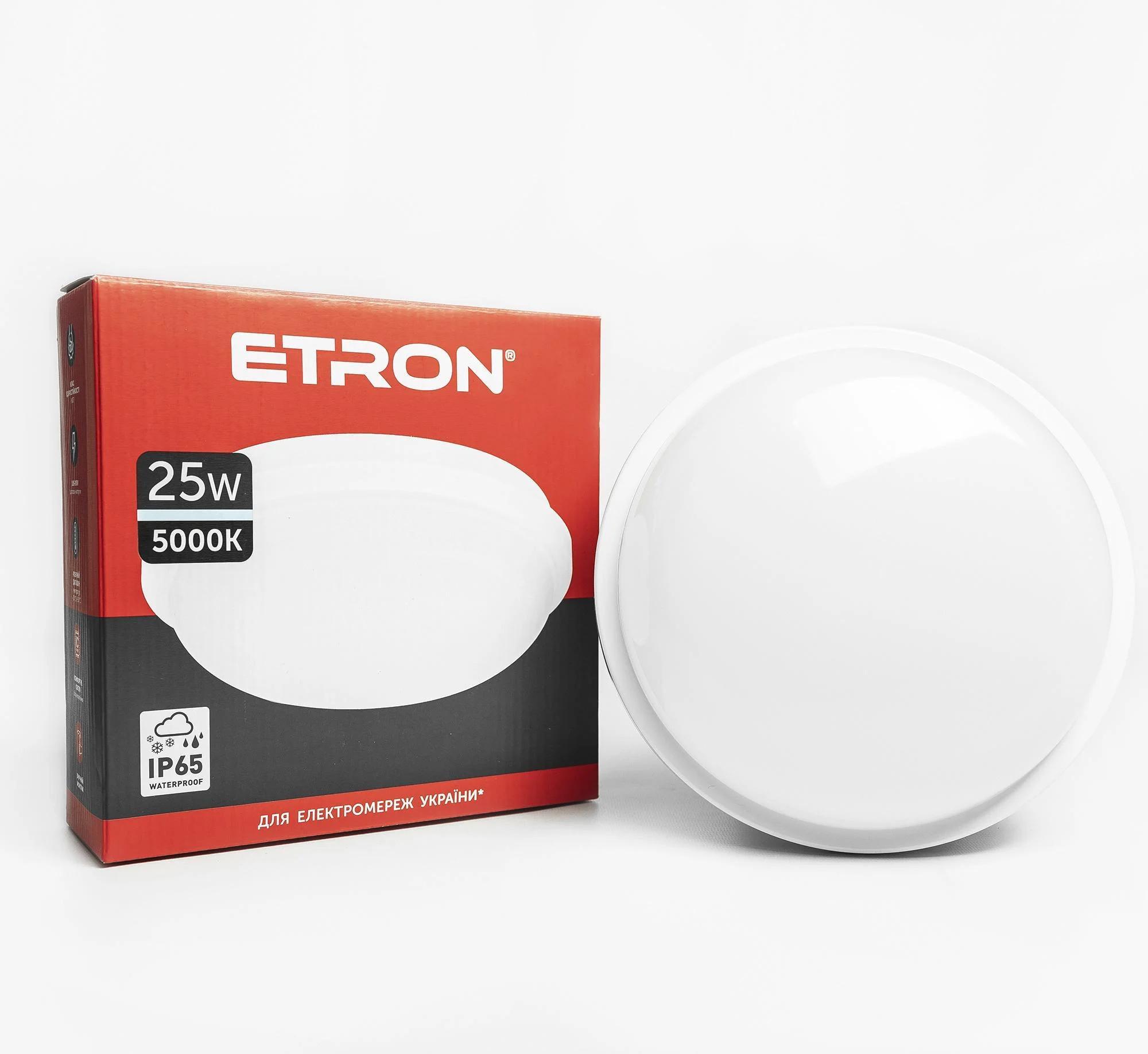 LED-светильник ETRON Communal 1-ESP-508-C Круг 25W 5000К (27568328)