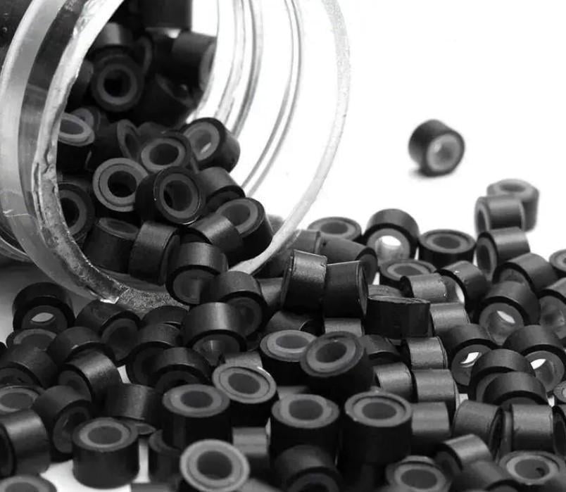 Микрокольца для холодного наращивания с силиконом 1000 шт. 5 мм Черный (2337373886) Микрокольца для холодного наращивания с силиконом 1000 шт. 5 мм Черный (2337373886)