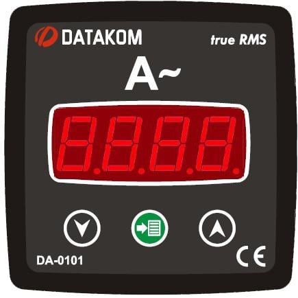 Амперметр Datakom DA-0101 1 фаза 72x72 мм - фото 2