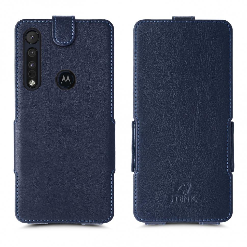 Чехол флип Stenk Prime для Motorola One Macro Синий (65342)