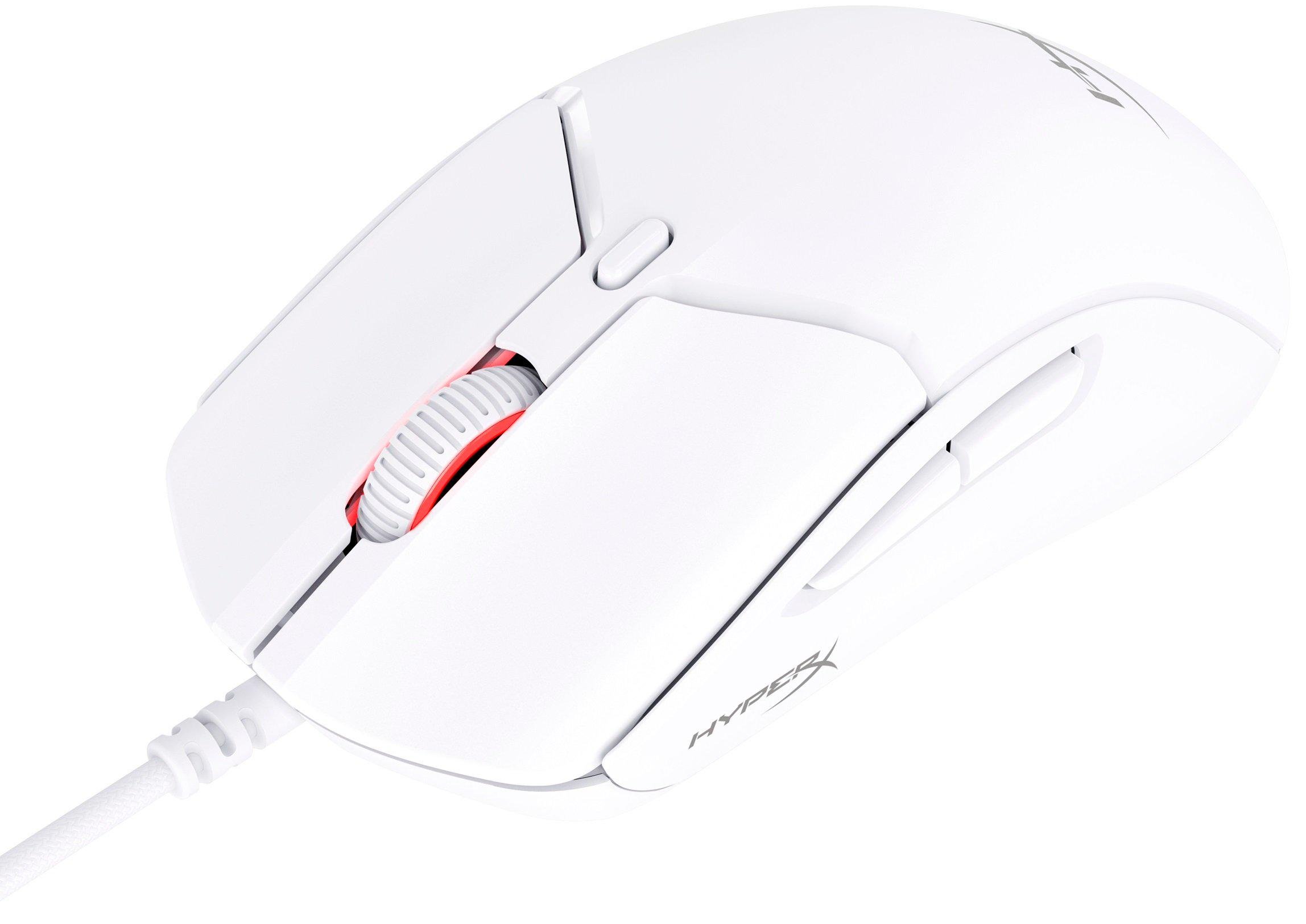 Мишка геймерська провідна HyperX Pulsefire Haste 2 RGB-підсвічування 26000 dpi кабель 1,8 м Білий (627020) - фото 4
