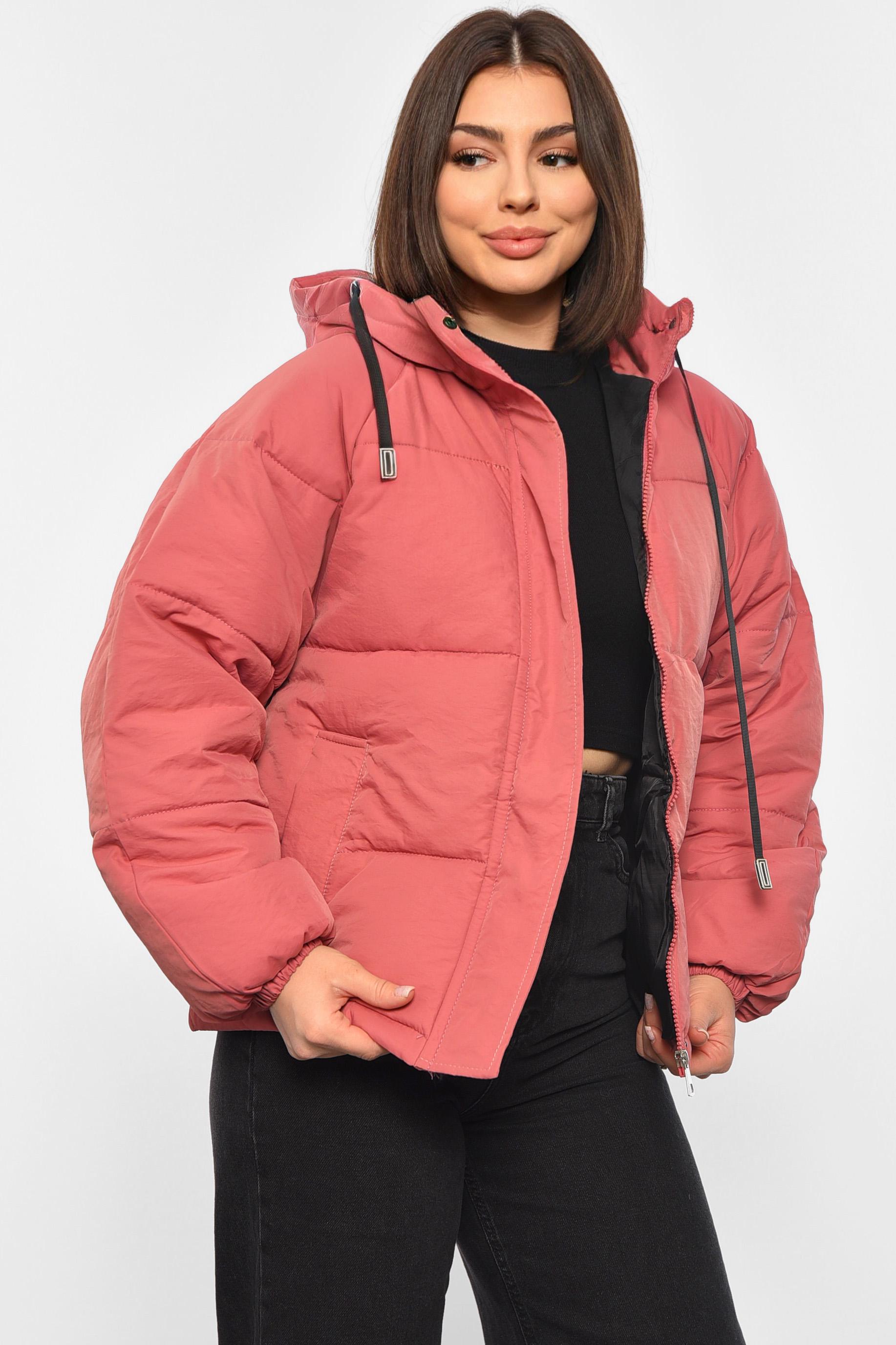 Куртка женская демисезонная 2XL Розовый (194632)