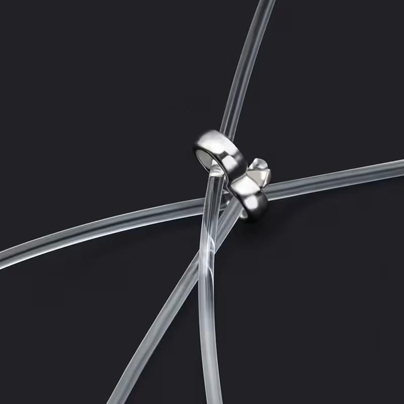 Бретелі для бюстгальтера тонкі силіконові з металевими гачками 1 пар 1 мм Прозорий (3000003773) - фото 7