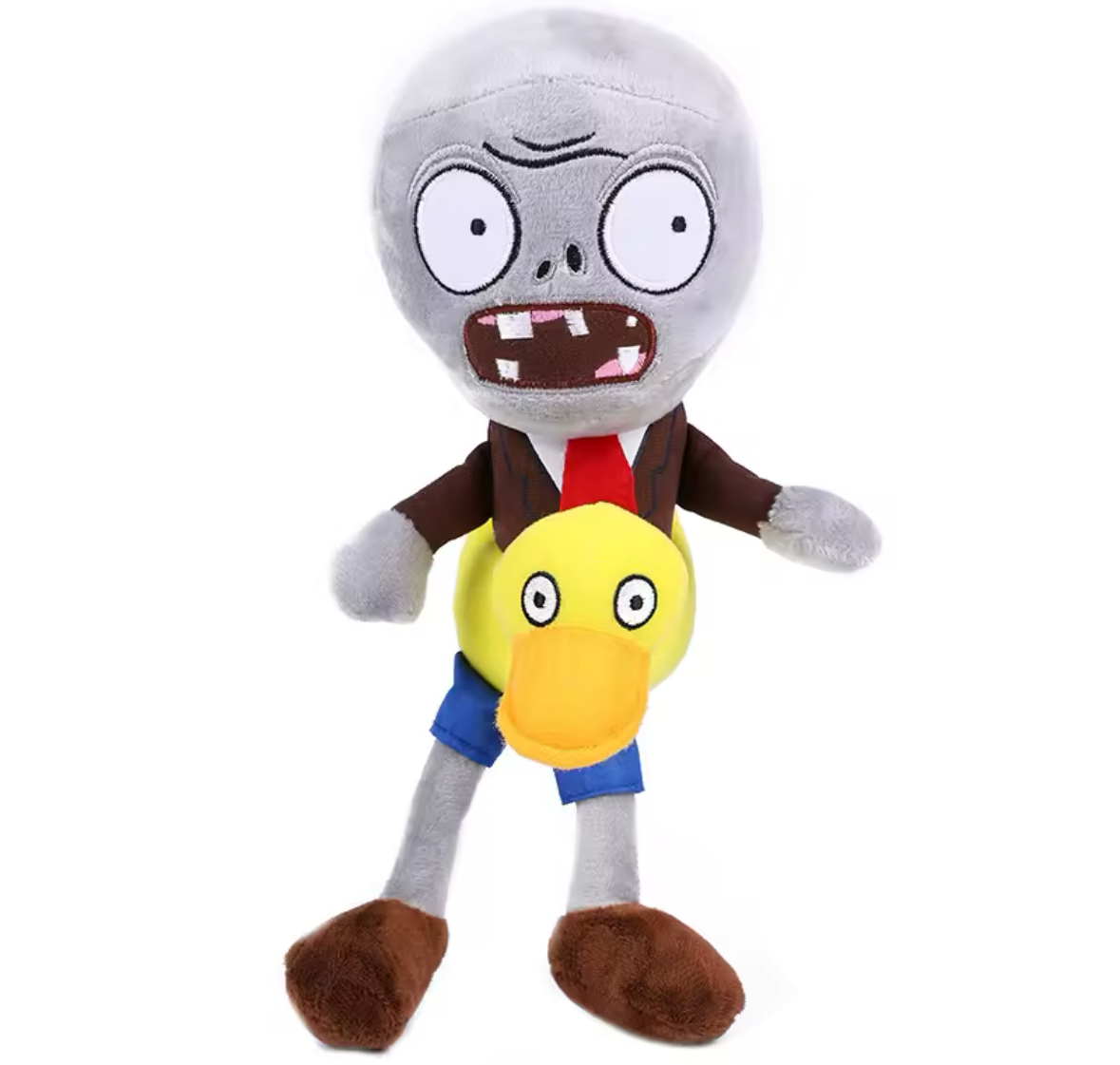 Мягкая игрушка Plants vs Zombies Зомби с уткой растения против зомби 30 см