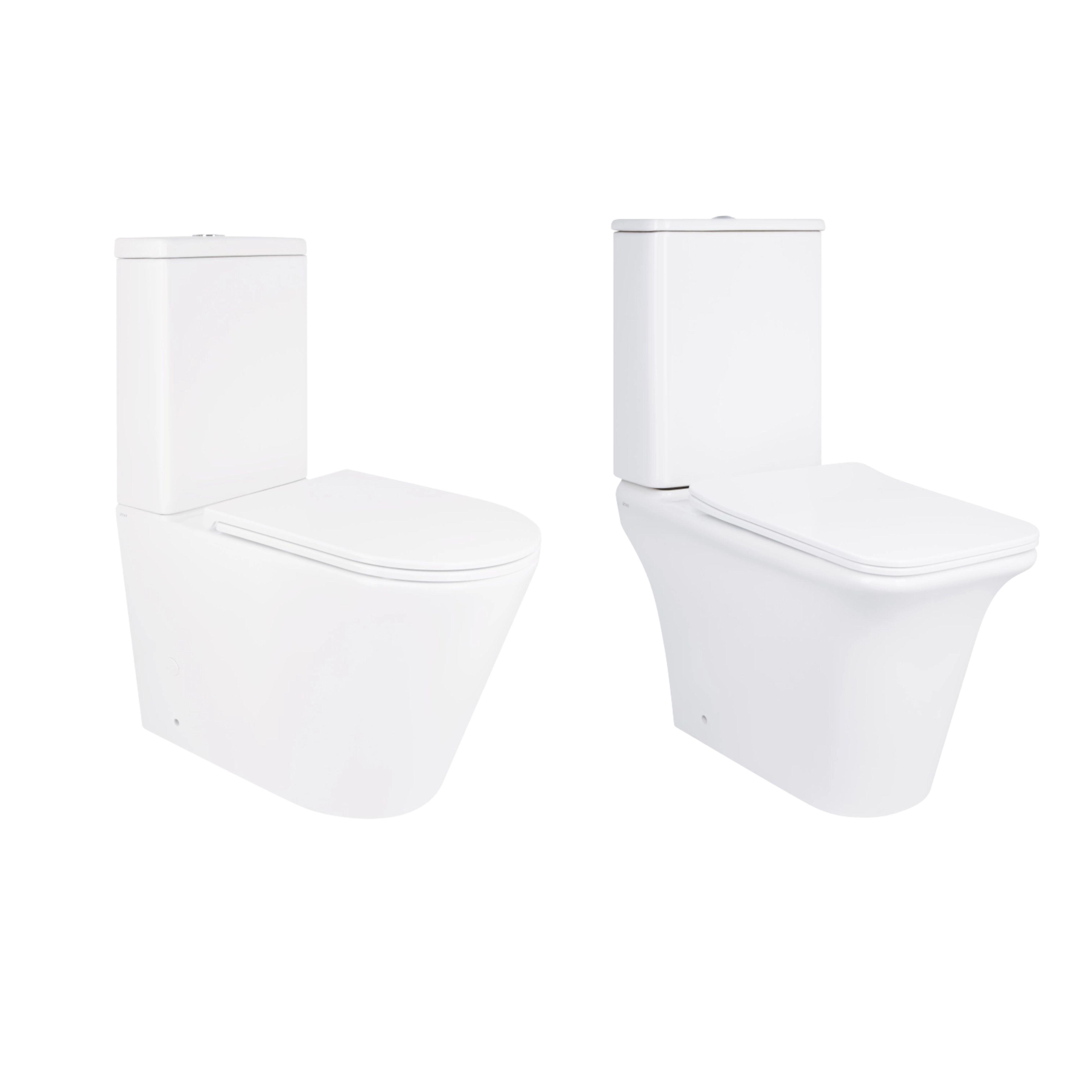 Набір унітазів підлогових Scorpio Ultra Quiet QT14222125AUQW/ Kalao Rimless QT08221213A W (32900517)