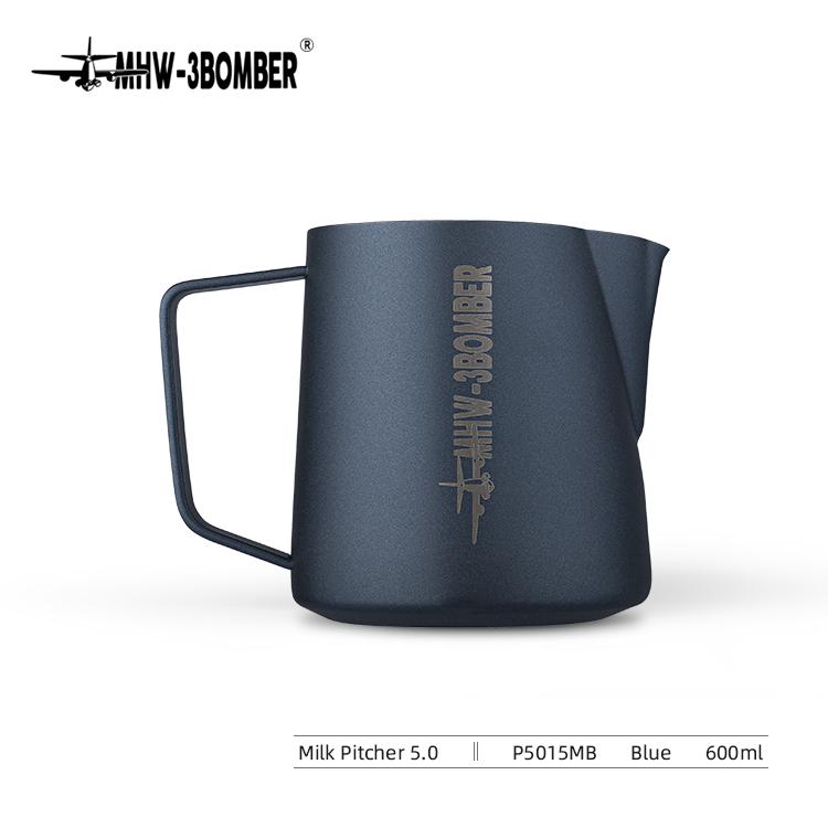 Питчер с ручкой для молока MHW-3BOMBER 5.0 600 мл Prussian Blue (P5015MB) - фото 2