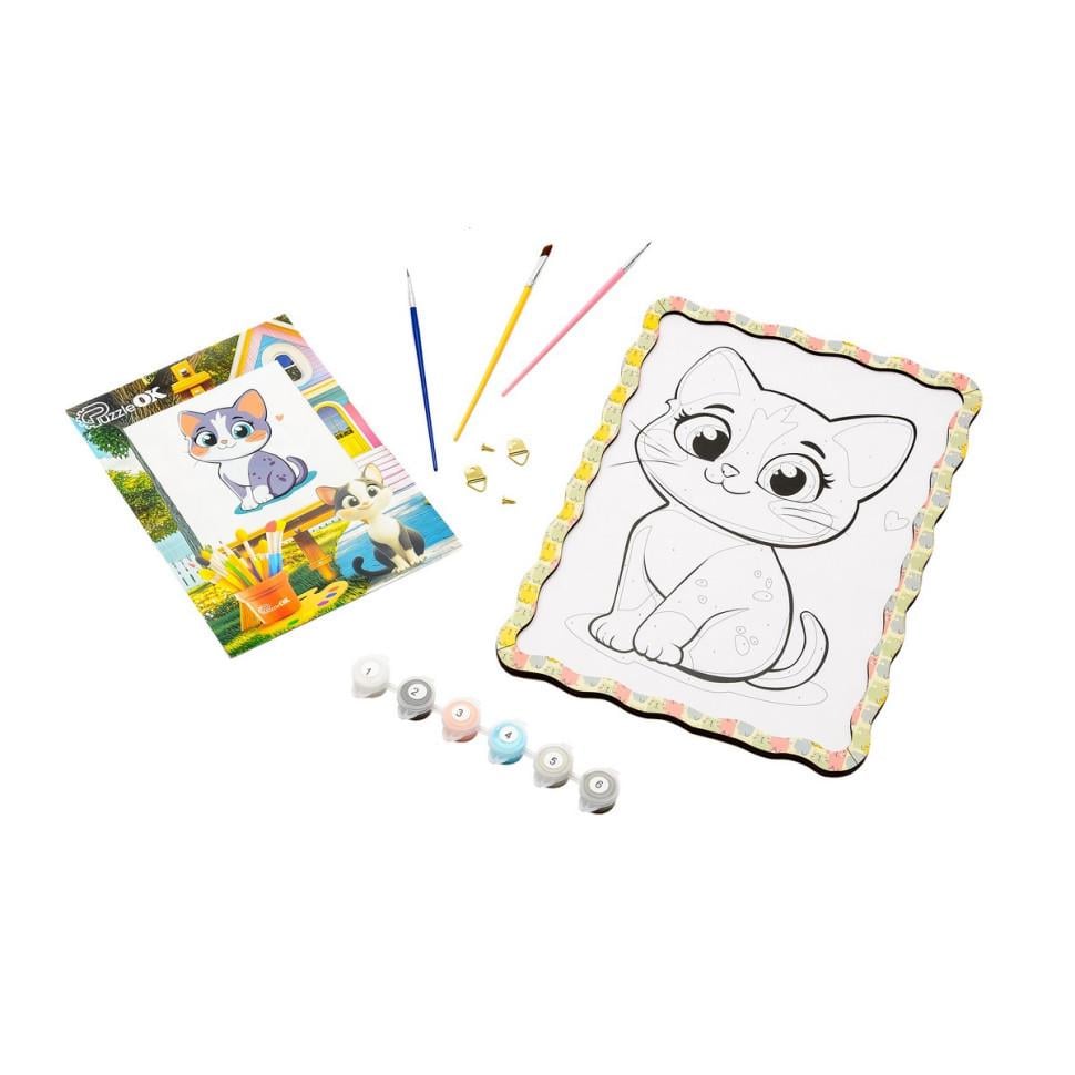 Картина по номерам Puz-22945 Котик формат А4/кисть/краски/крепеж для стены (2990404218) Картина по номерам Puz-22945 Котик формат А4/кисть/краски/крепеж для стены (2990404218)