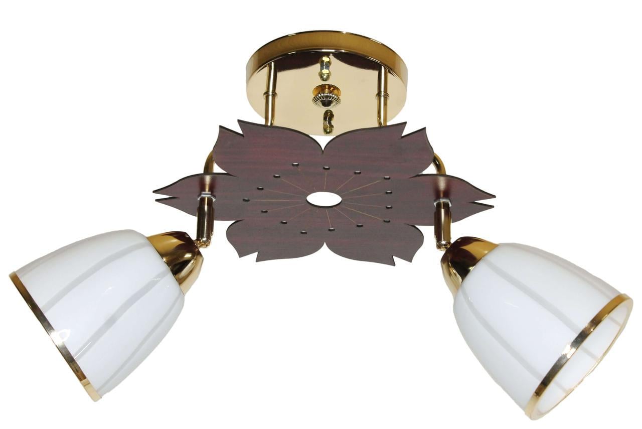 Люстра Svlight двухламповая поворотная 5056/2 Золотой (1033927561)