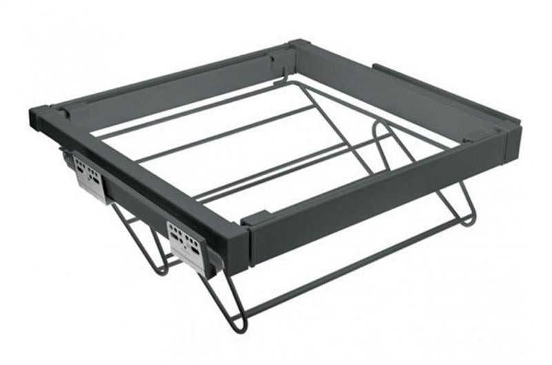 Полка для обуви GTV Elite з доводкой полного выдвижения 600 мм Графит