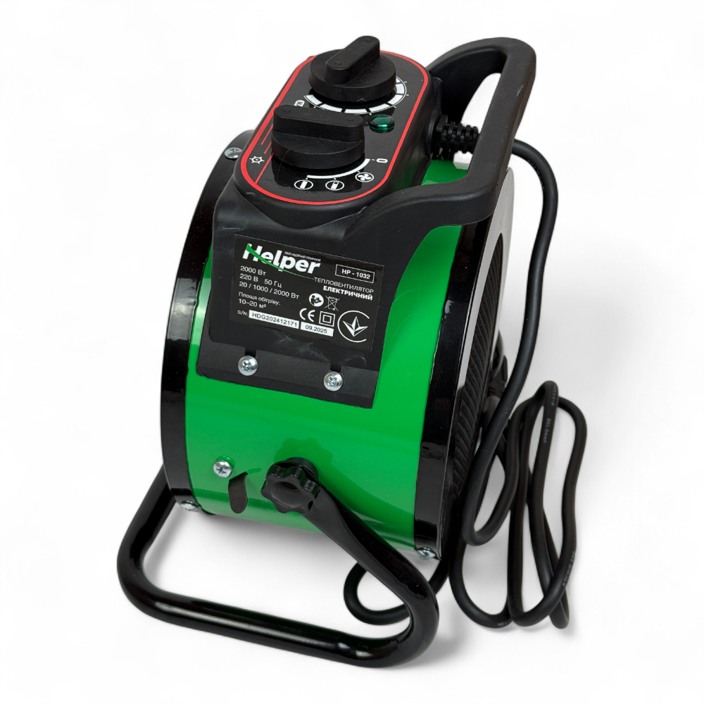 Тепловентилятор Helper HP-1032 2 кВт круглий - фото 6 Тепловентилятор Helper HP-1032 2 кВт круглий - фото 6