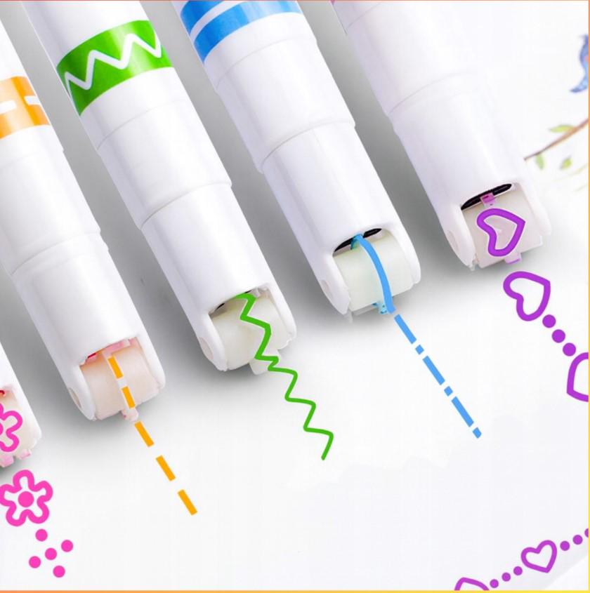 Набір кольорових маркерів 6 шт. - фото 6 Набір кольорових маркерів 6 шт. - фото 6