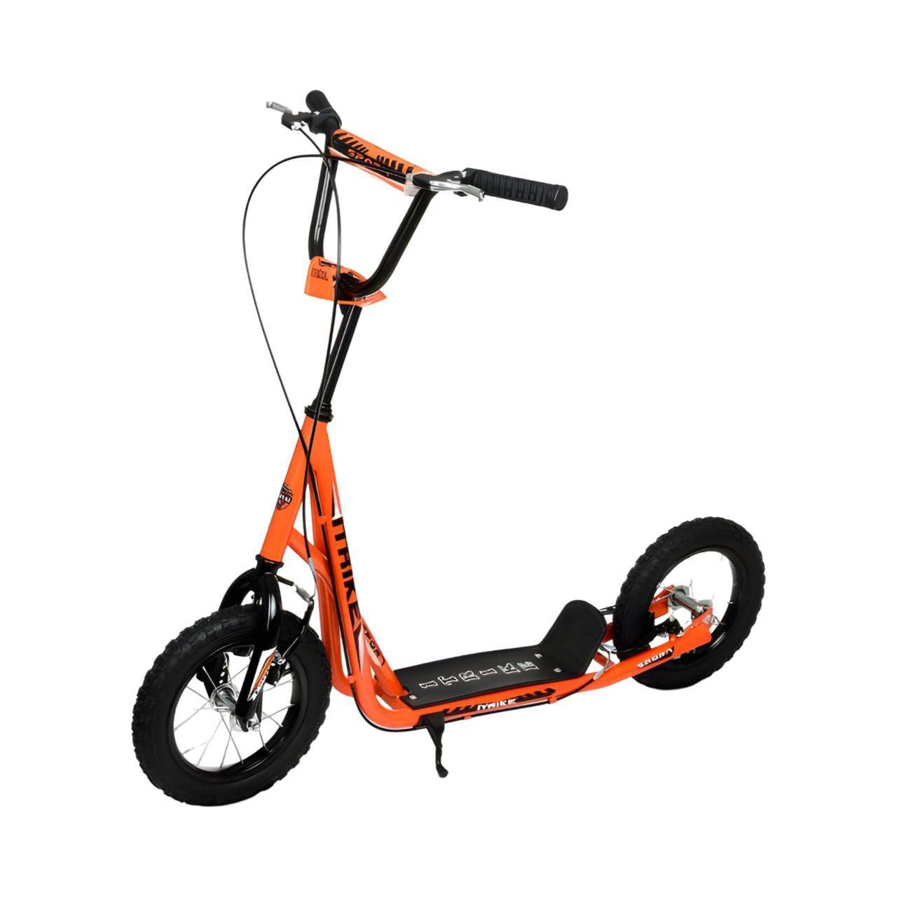 Самокат SR 2-045-3-OR стальной для взрослых резиновые колеса Оранжевый (25791248)