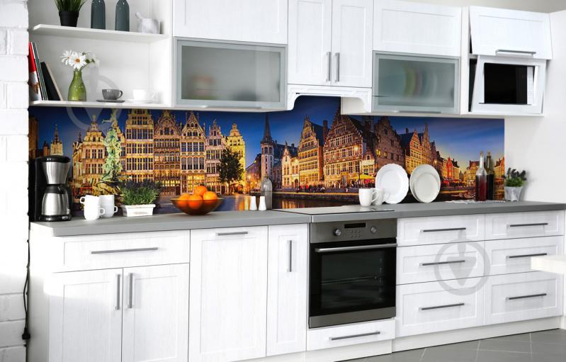 Скинали на кухню Zatarga «Нічні німецькі землі» 600х2500 мм вінілова 3Д наклейка кухонний фартух Скинали на кухню Zatarga «Нічні німецькі землі» 600х2500 мм вінілова 3Д наклейка кухонний фартух