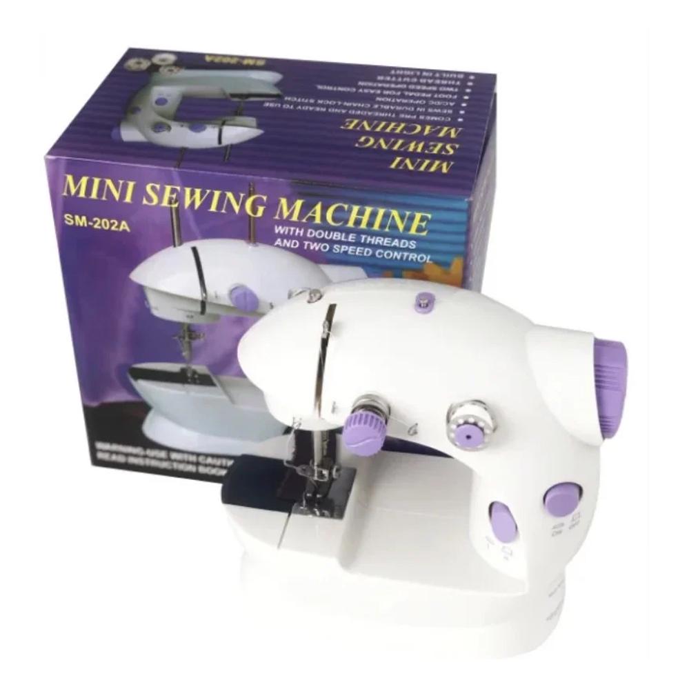 Мини-швейная машинка 4 в 1 Mini Sewing Machine SM-202А (120.527) - фото 8