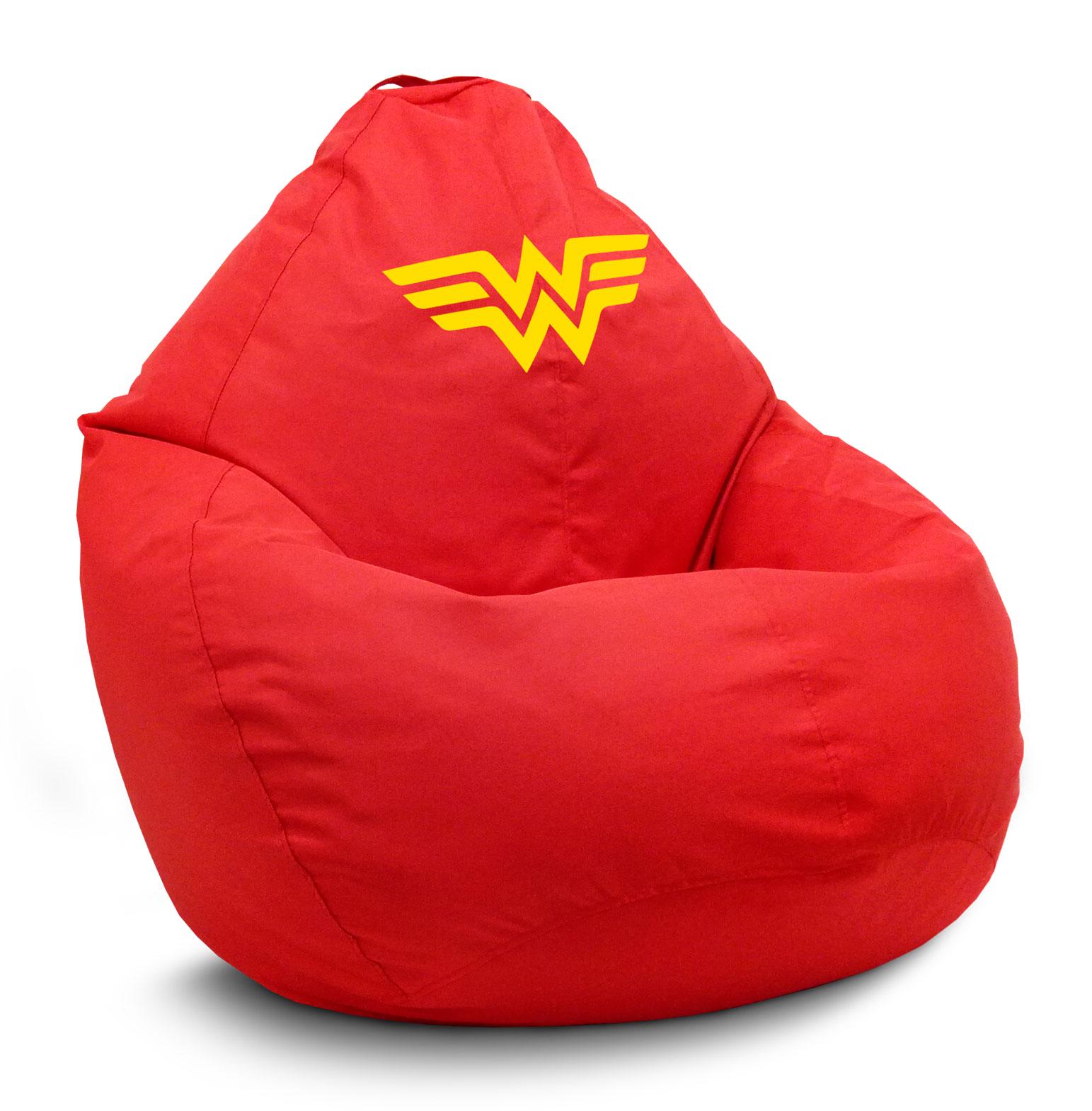 Крісло мішок iPuff Wonder Woman Оксфорд XL 80x110 см Червоний Крісло мішок iPuff Wonder Woman Оксфорд XL 80x110 см Червоний