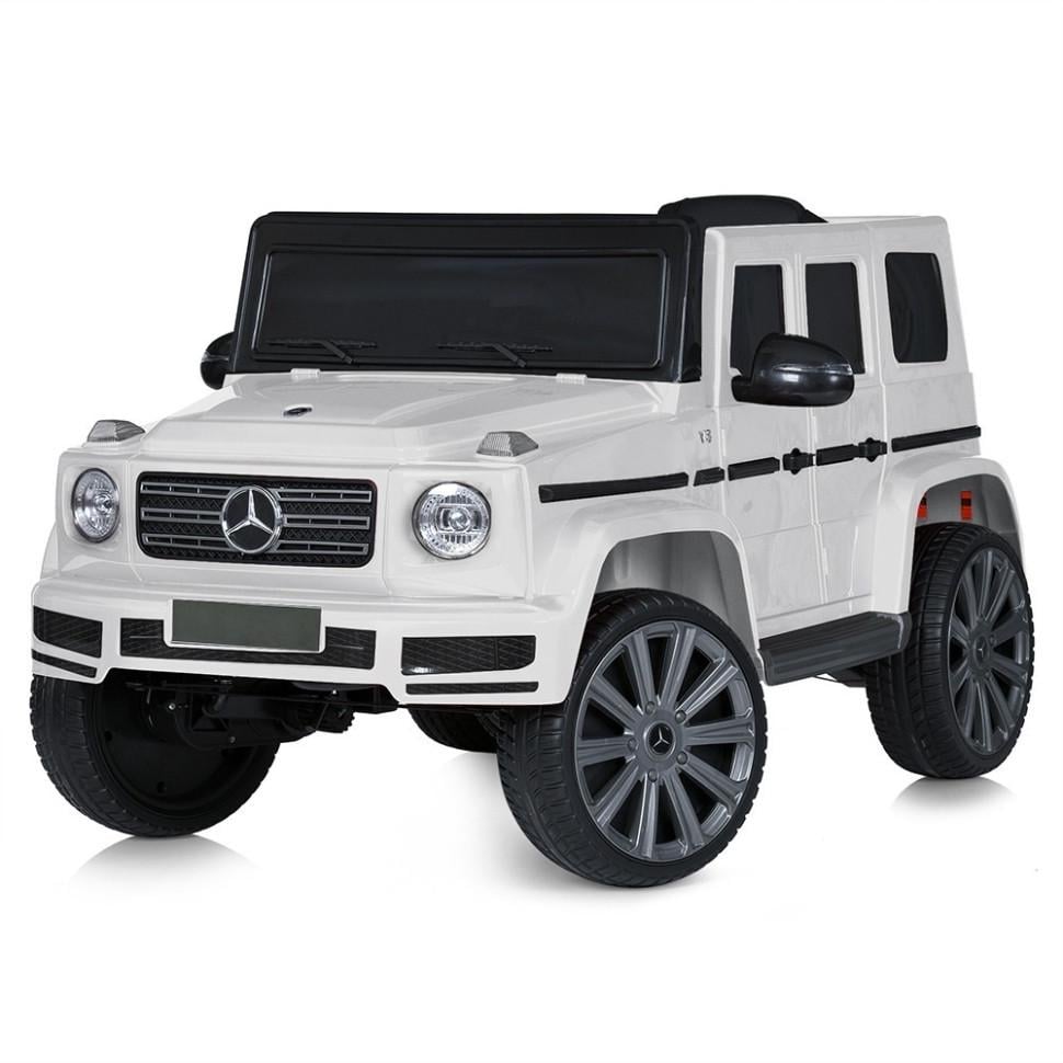 Дитячий електричний джип Bambi Mercedes-Benz 12V одномісний до 30 кг Білий (DE-169-E-1056) Дитячий електричний джип Bambi Mercedes-Benz 12V одномісний до 30 кг Білий (DE-169-E-1056)