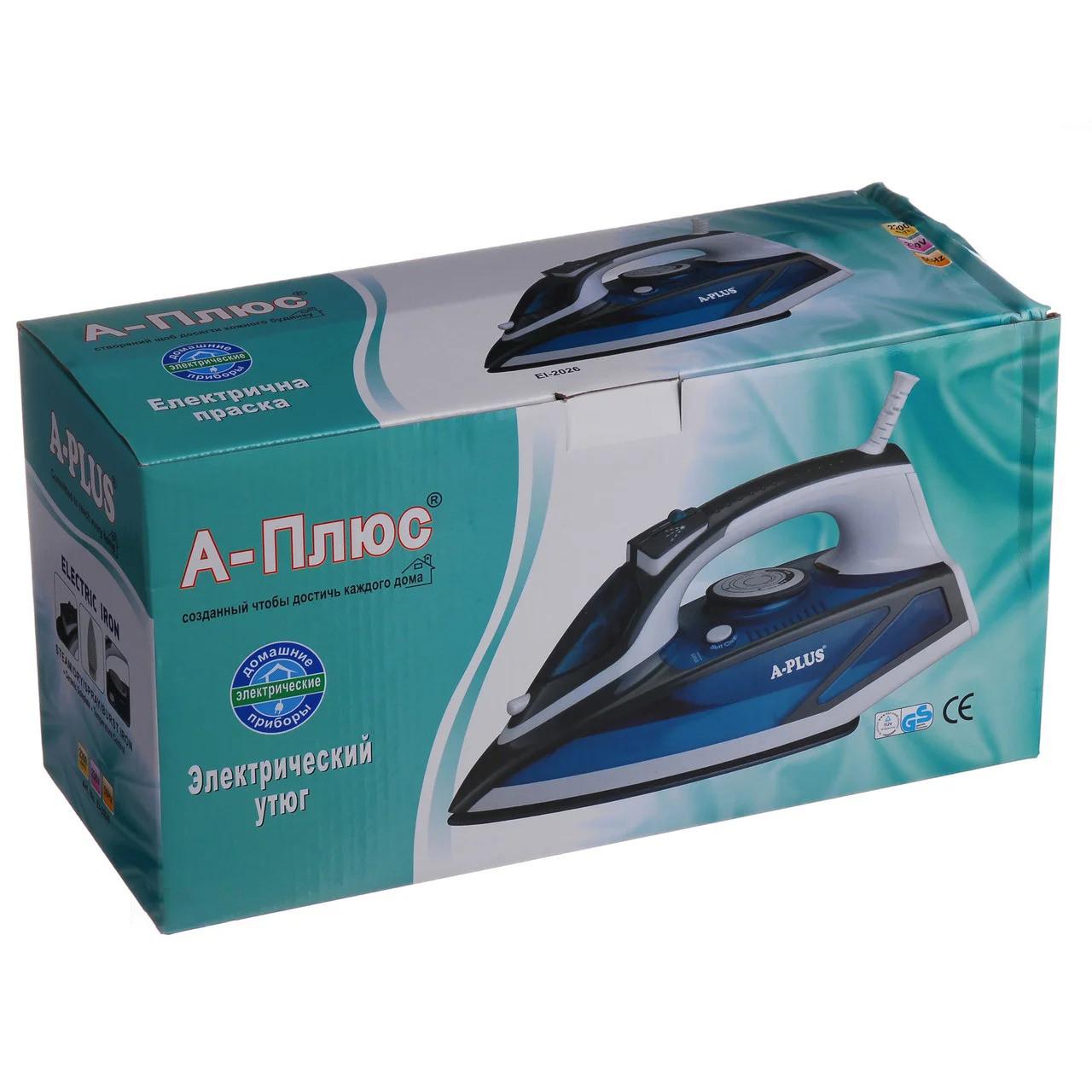 Праска A-PLUS 2000 Вт з керамічним покриттям 2200 Вт (1424152563) - фото 6 Праска A-PLUS 2000 Вт з керамічним покриттям 2200 Вт (1424152563) - фото 6