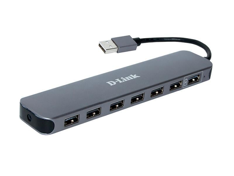 Концентратор D-Link DUB-H7 7port USB 2.0 Сірий (23228406)