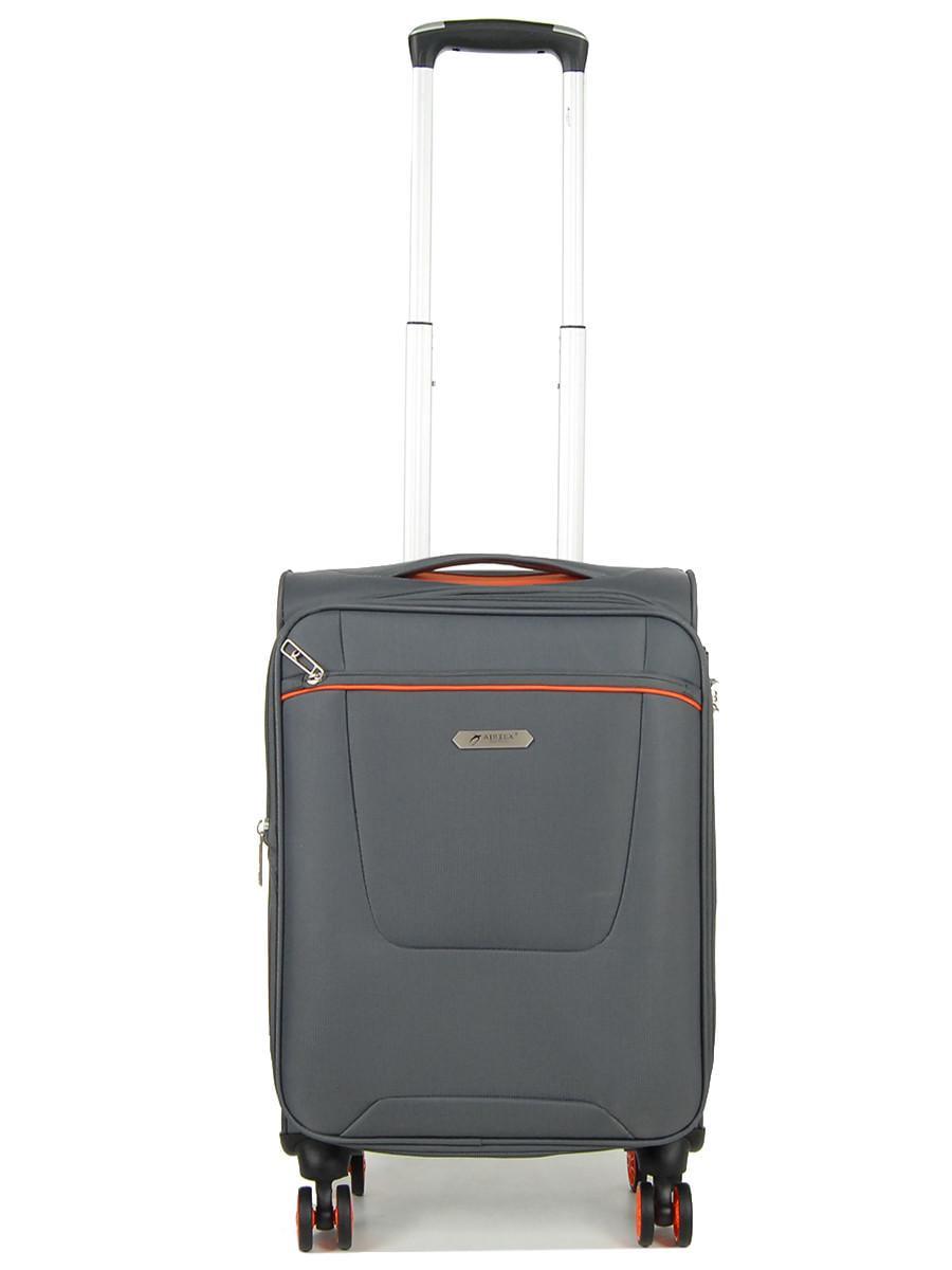 Чемодан ручная кладь Airtex ткань S 55х36х20 + 5 см 33 л 2,5 кг Серый (825) Чемодан ручная кладь Airtex ткань S 55х36х20 + 5 см 33 л 2,5 кг Серый (825)