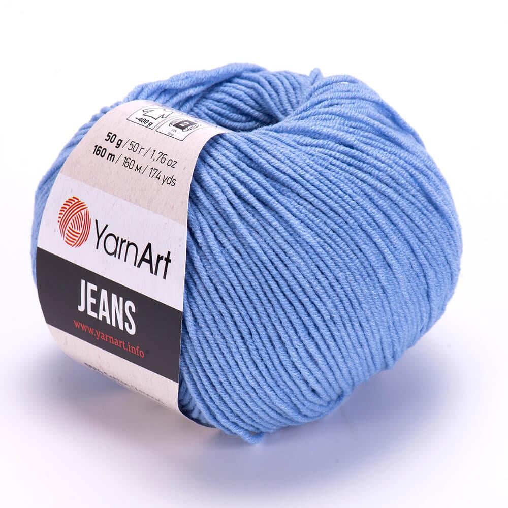 ᐉ Пряжа YarnArt Jeans цвет 15 Голубой (1760473811)