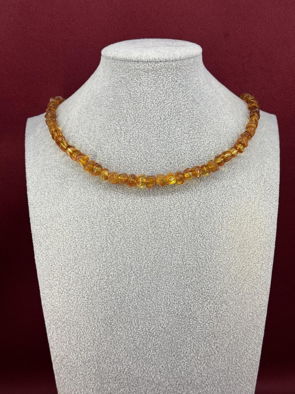 Бусы из янтаря лечебные 49 см (н-747)