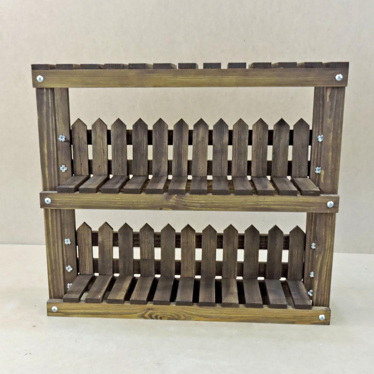 Підставка для квітів з дерева Берчулес 20х70 см Капучіно (ЦВП-207085109) - фото 7