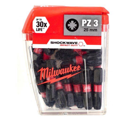 Бита Milwaukee Shockwave PZ3 25 мм 25 шт. (4932430869)