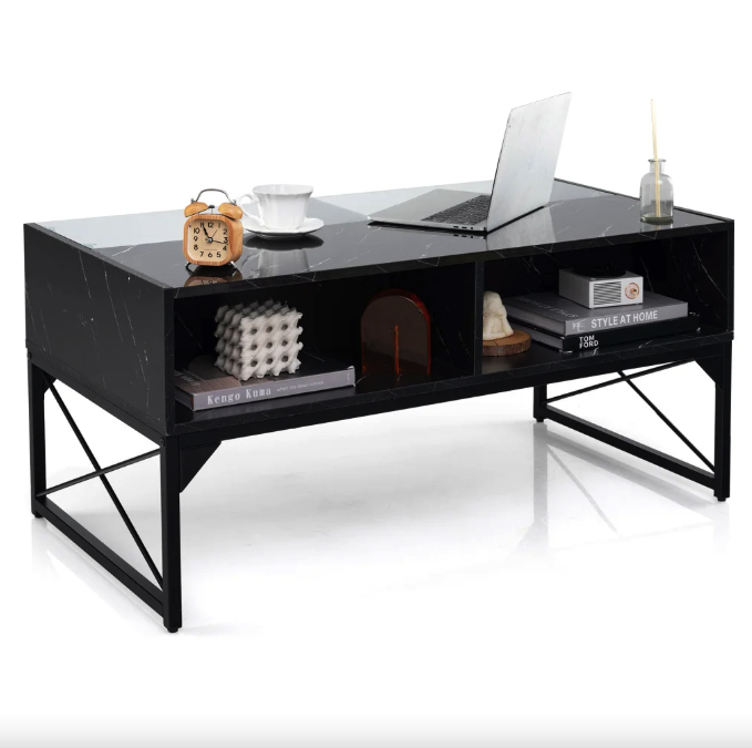 Журнальный стол Costway Moderne с подсветкой Черный (4731) - фото 7 Журнальный стол Costway Moderne с подсветкой Черный (4731) - фото 7