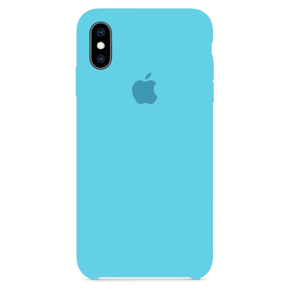 Силиконовый Чехол Накладка Silicone Case для iPhone Xs Max Sky Blue