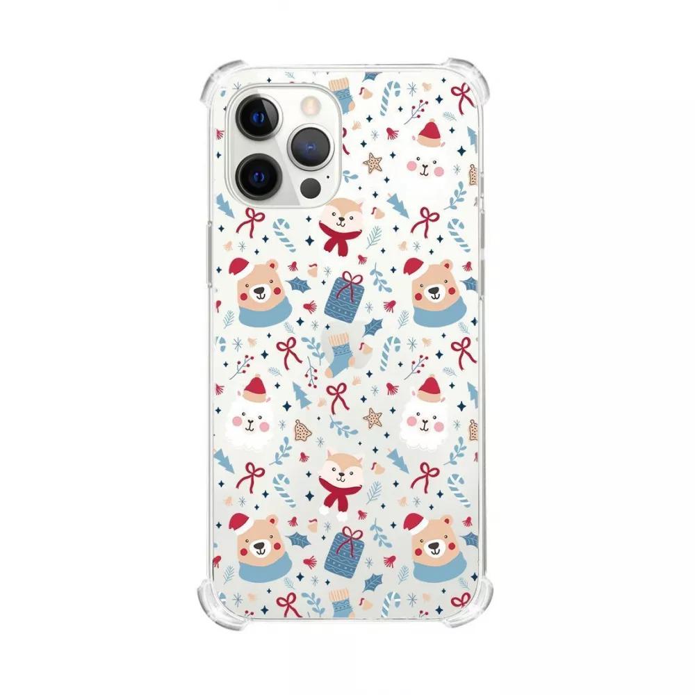 Чехол для телефона WAVE Christmas Holiday Clear Case iPhone 11 Christmas animals