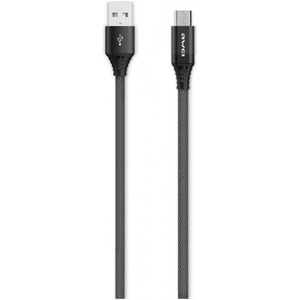 Кабель Awei CL-55 Micro cable 1,5 м Black (87177)