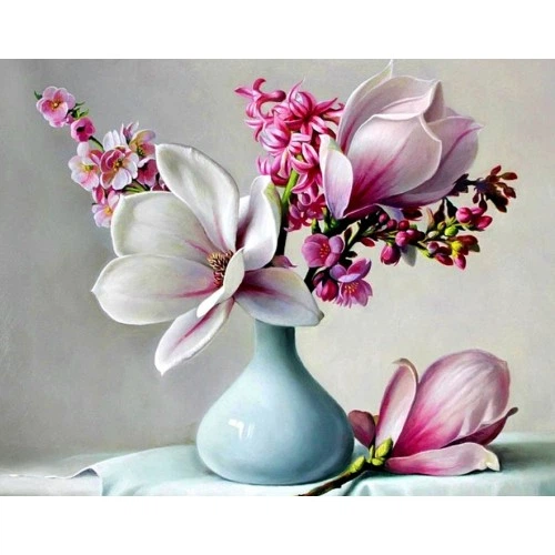 Алмазная мозаика My Art Букет магнолий 40х50 см (MRT-TN932)