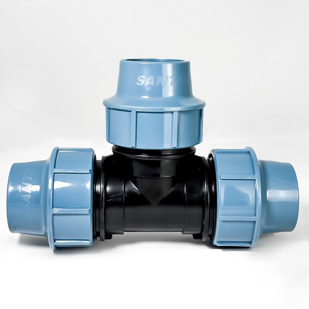 Трійник затискний SANTAN 63х63х63 мм (323465) - фото 3