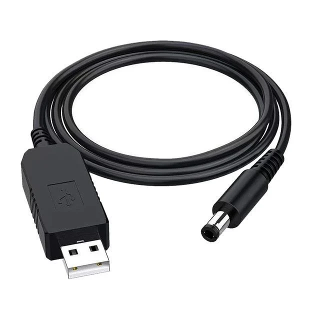 Кабель підвищуючий для роутера Berger USB 5V to 12V DC 5,5х2,1 мм (19372319) - фото 1